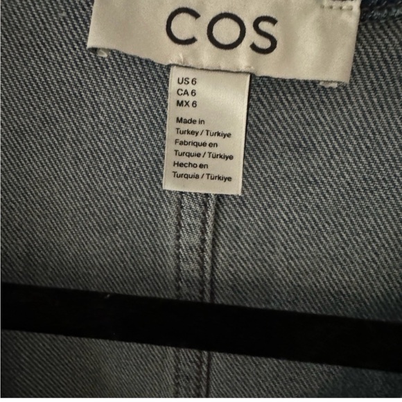 COS Blue Denim Pullover Shirt sz 6 - Picture 10 of 10